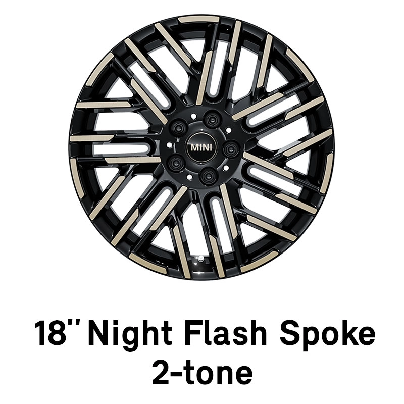 MINI Rim: 18” Night Flash Spoke 2-tone