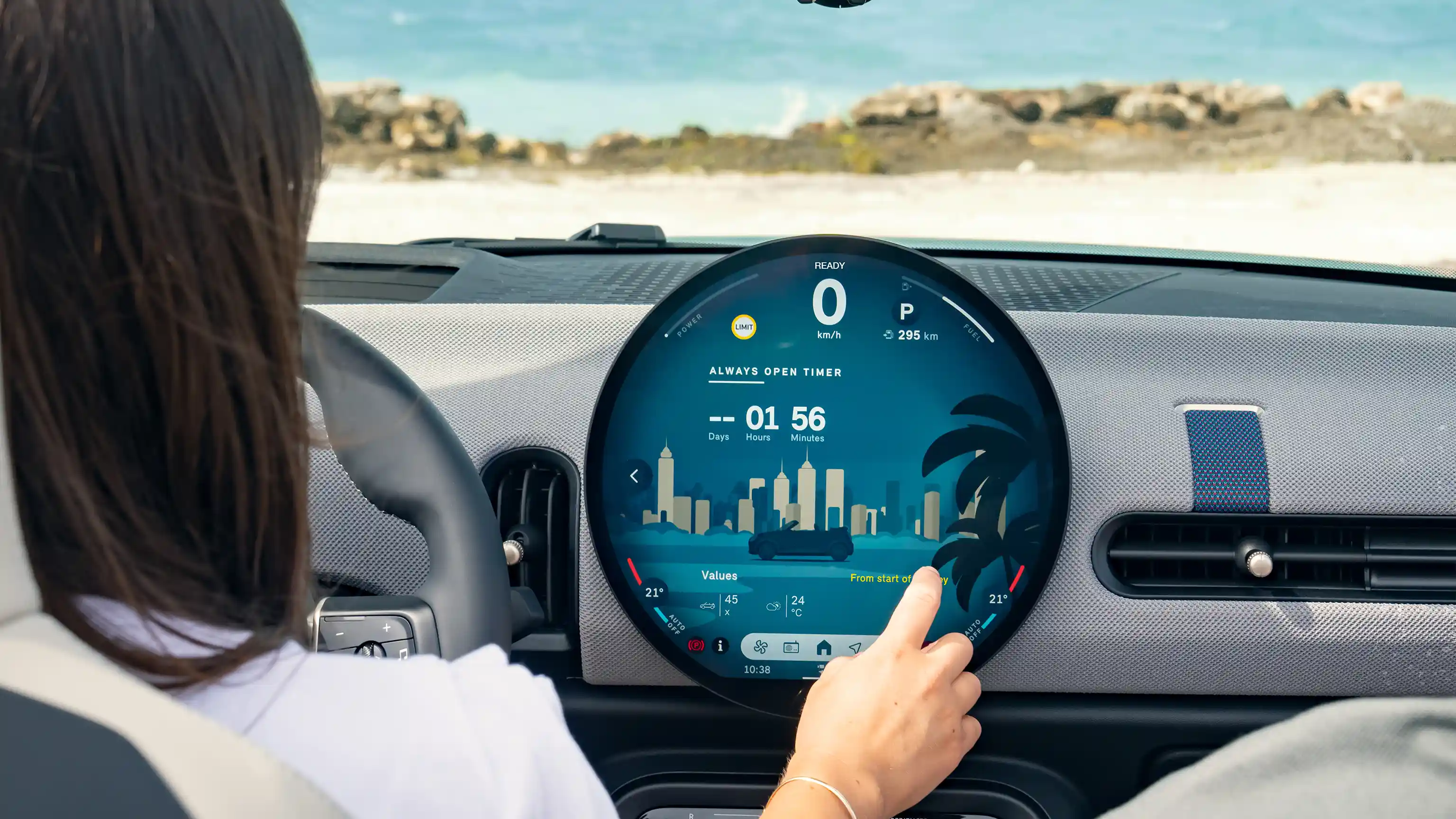 MINI Cooper Convertible - Round OLED Display