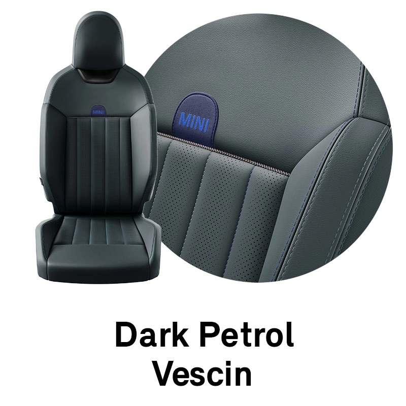 MINI Upholstery: Dark Petrol Vescin
