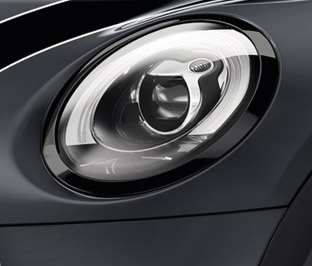 Mini black clearance headlight surrounds