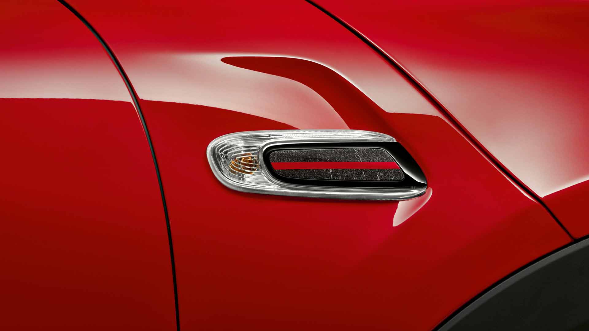 JCW Side scuttles Stitched Carbon