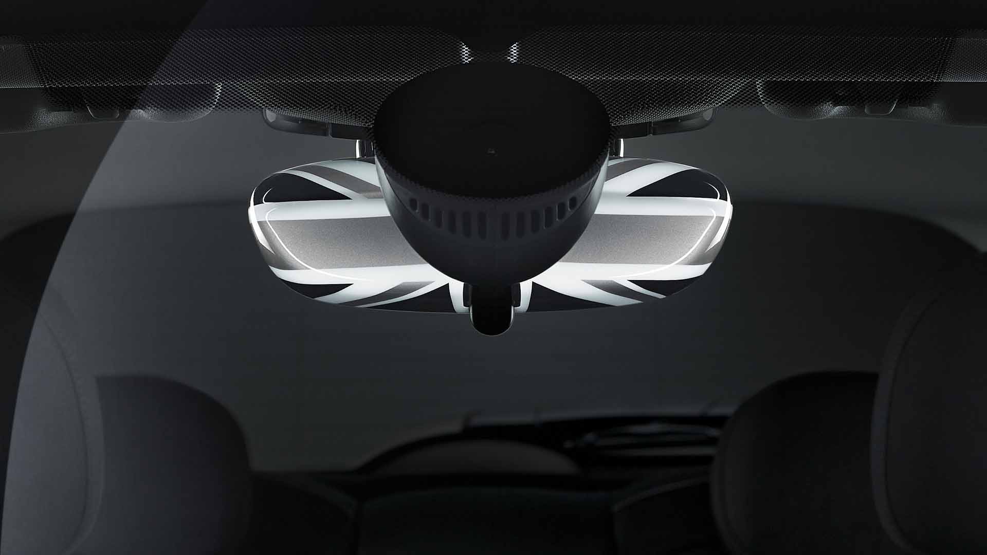 MINI interior mirror cap Black Jack