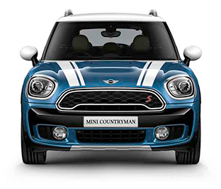 Mini countryman hotsell bonnet stripes
