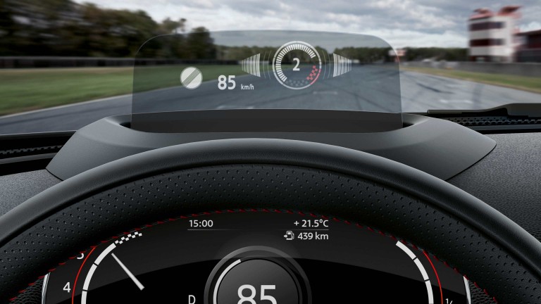 MINI John Cooper Works – interior – head-up display